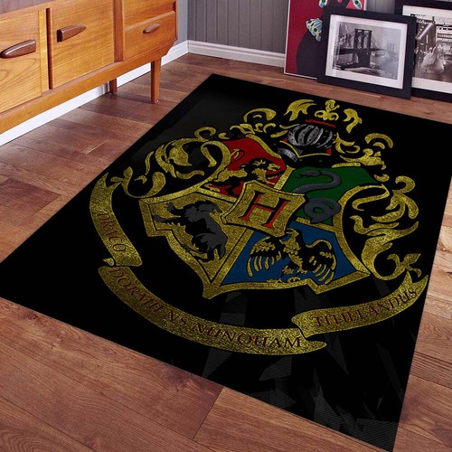 Hogwarts crest rug - crest, harry
