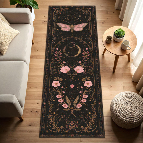 Gothic floral moth - floral,